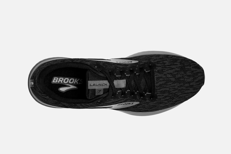 Brooks Launch 7 Road Running Shoes Mens Black/Grey 916053-EID